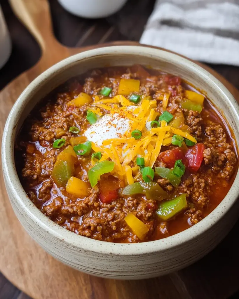 Easy Homemade Chili