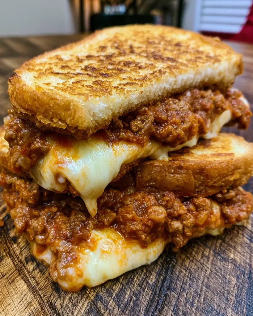 Sloppy Joe Grilled Cheese