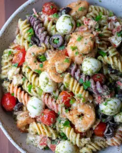 The Best Seafood Pasta Salad Recipe Ever