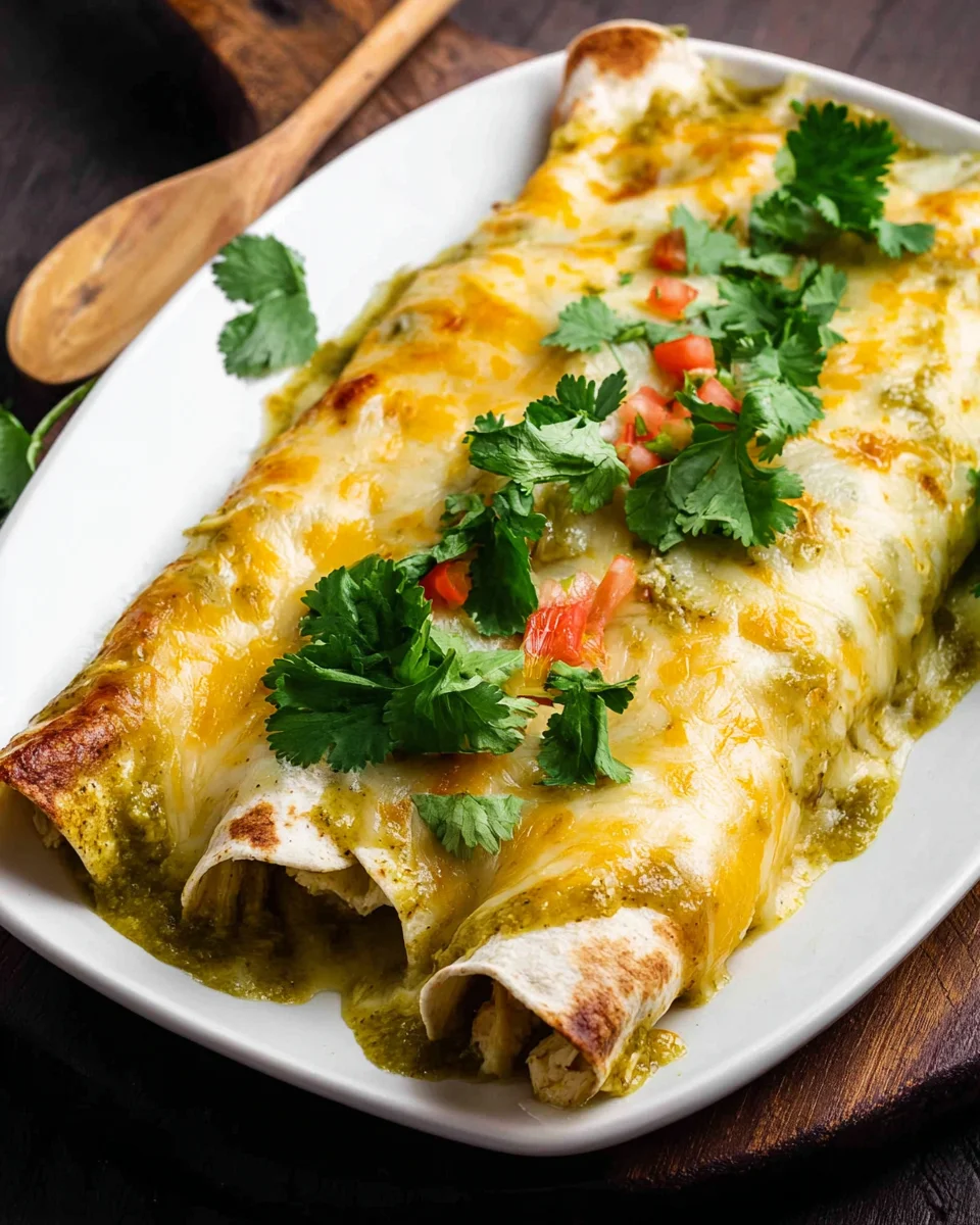 Green Chile Chicken Enchiladas image 2