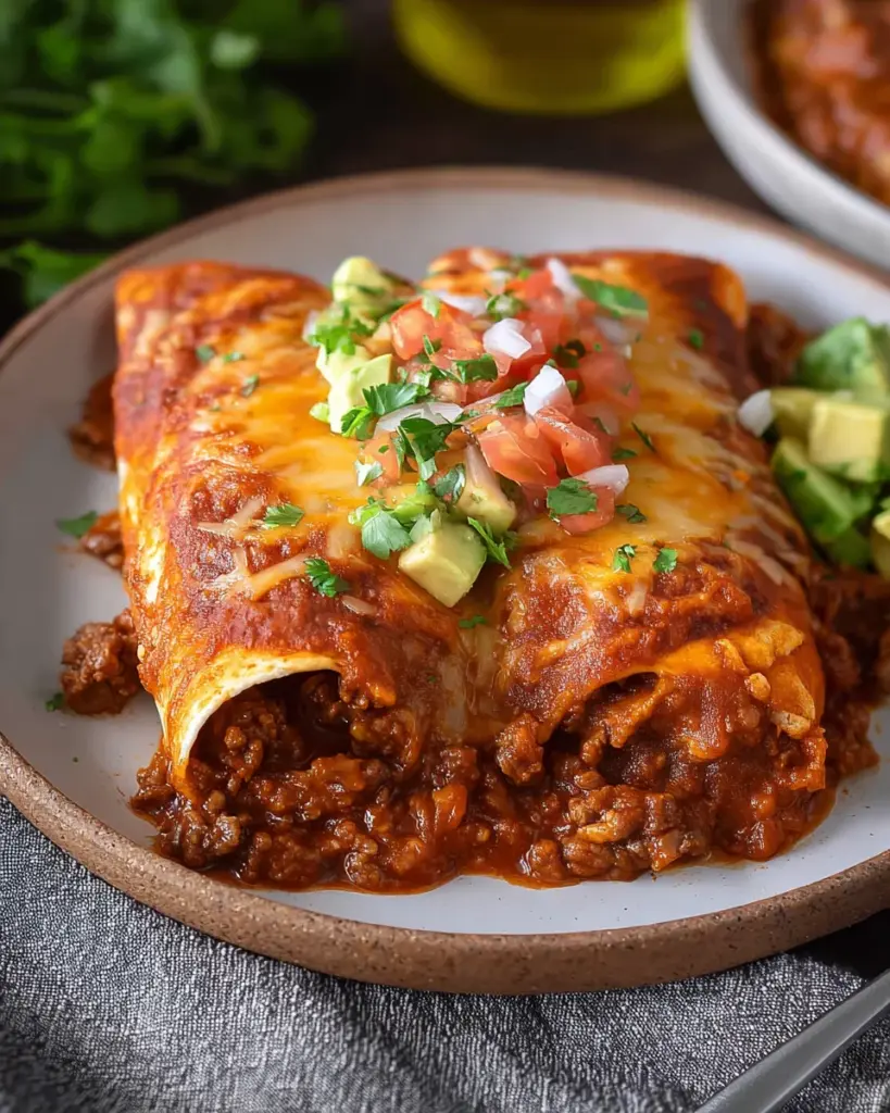 Ground Beef Enchiladas