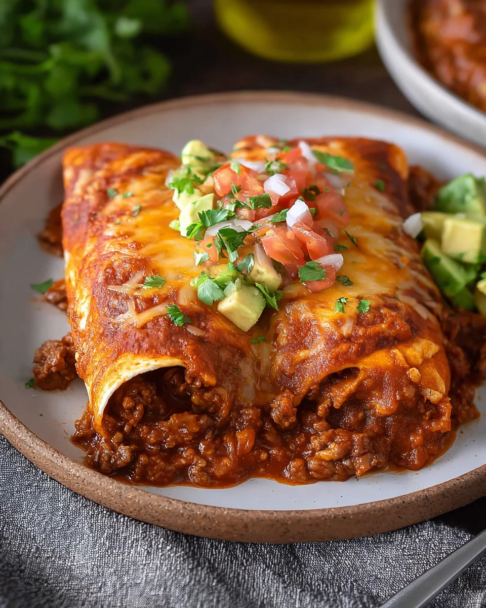 Ground Beef Enchiladas