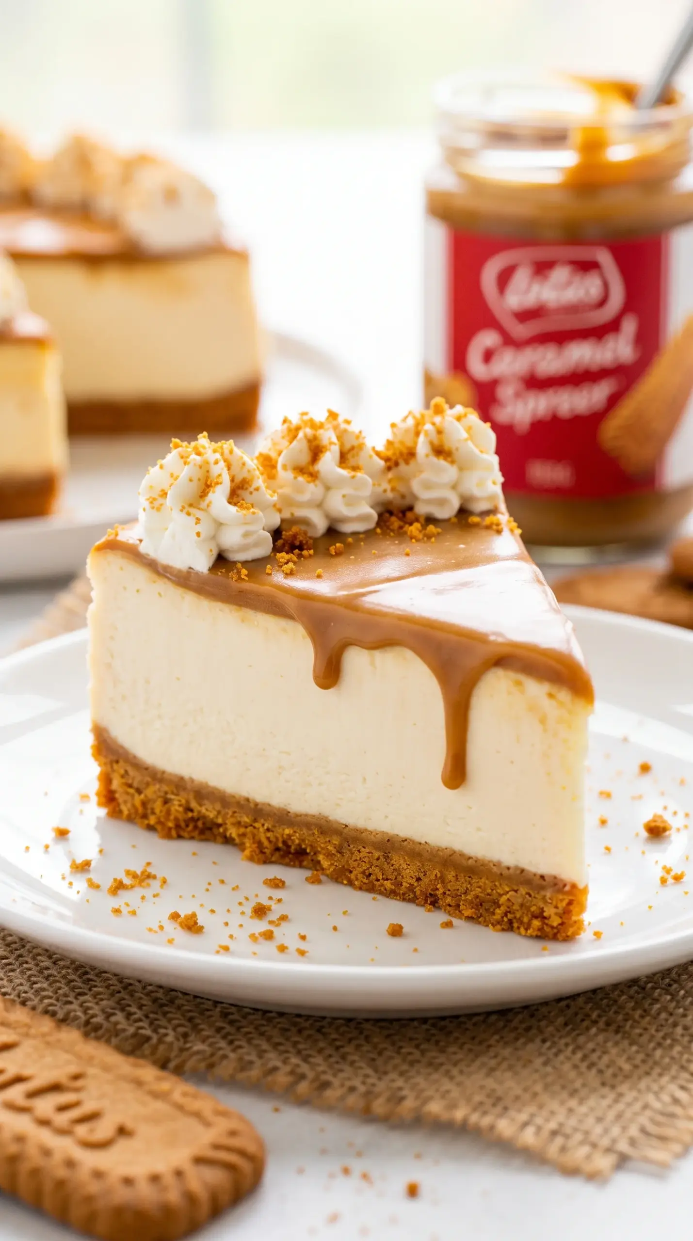 No Bake Biscoff Cheesecake image 2