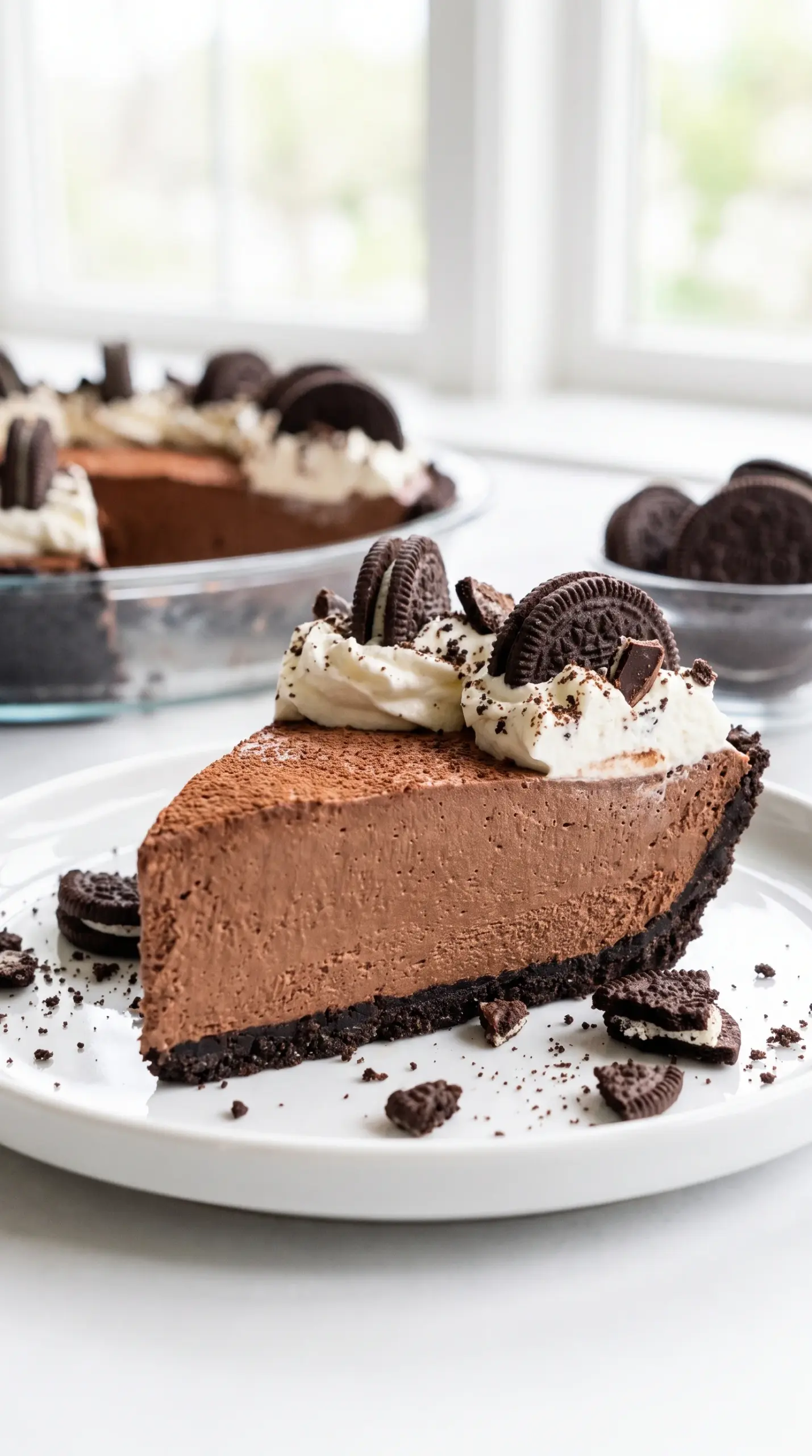 No Bake Chocolate Pie image 2