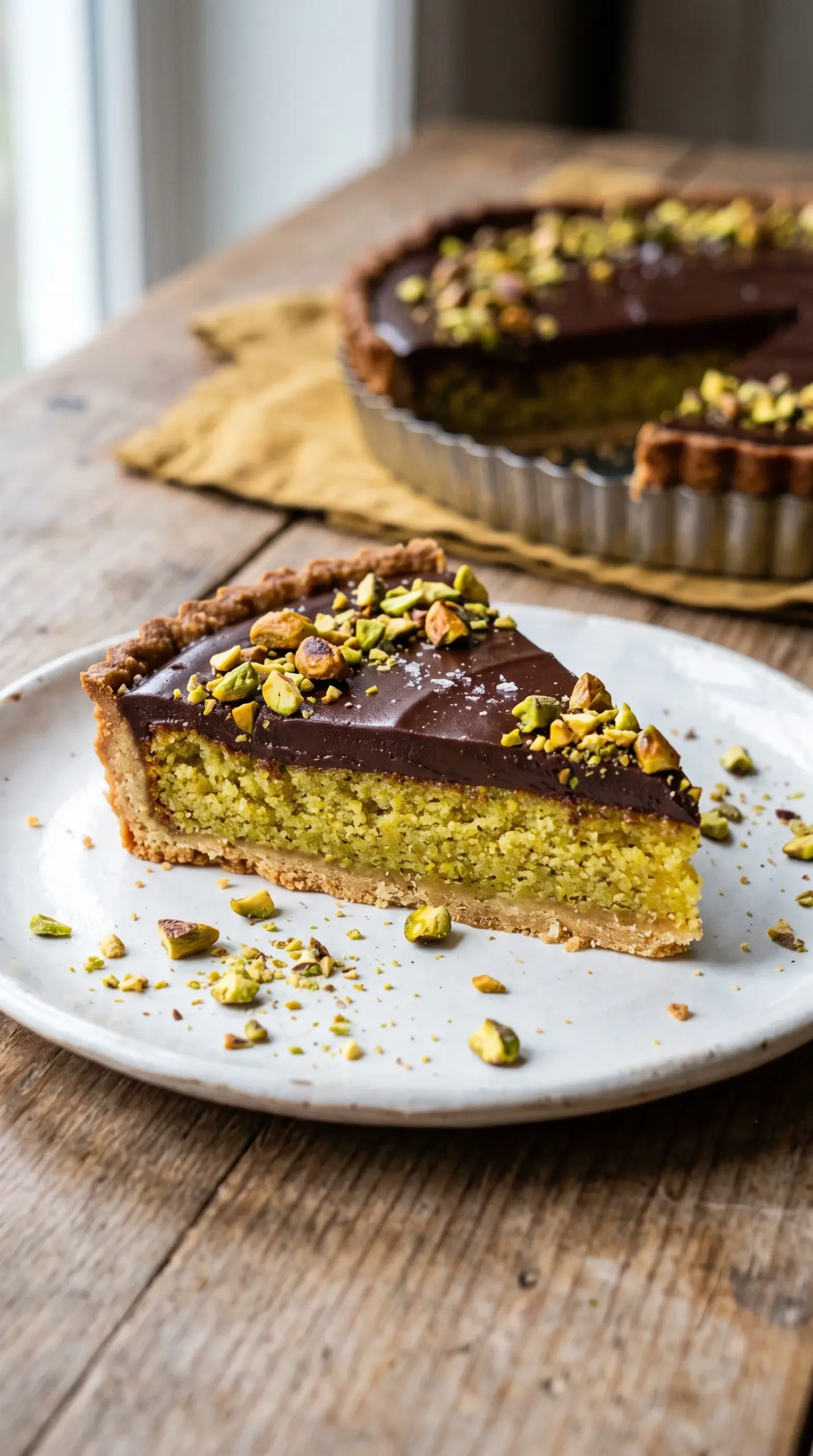 No-bake Dubai Chocolate Tart image 2