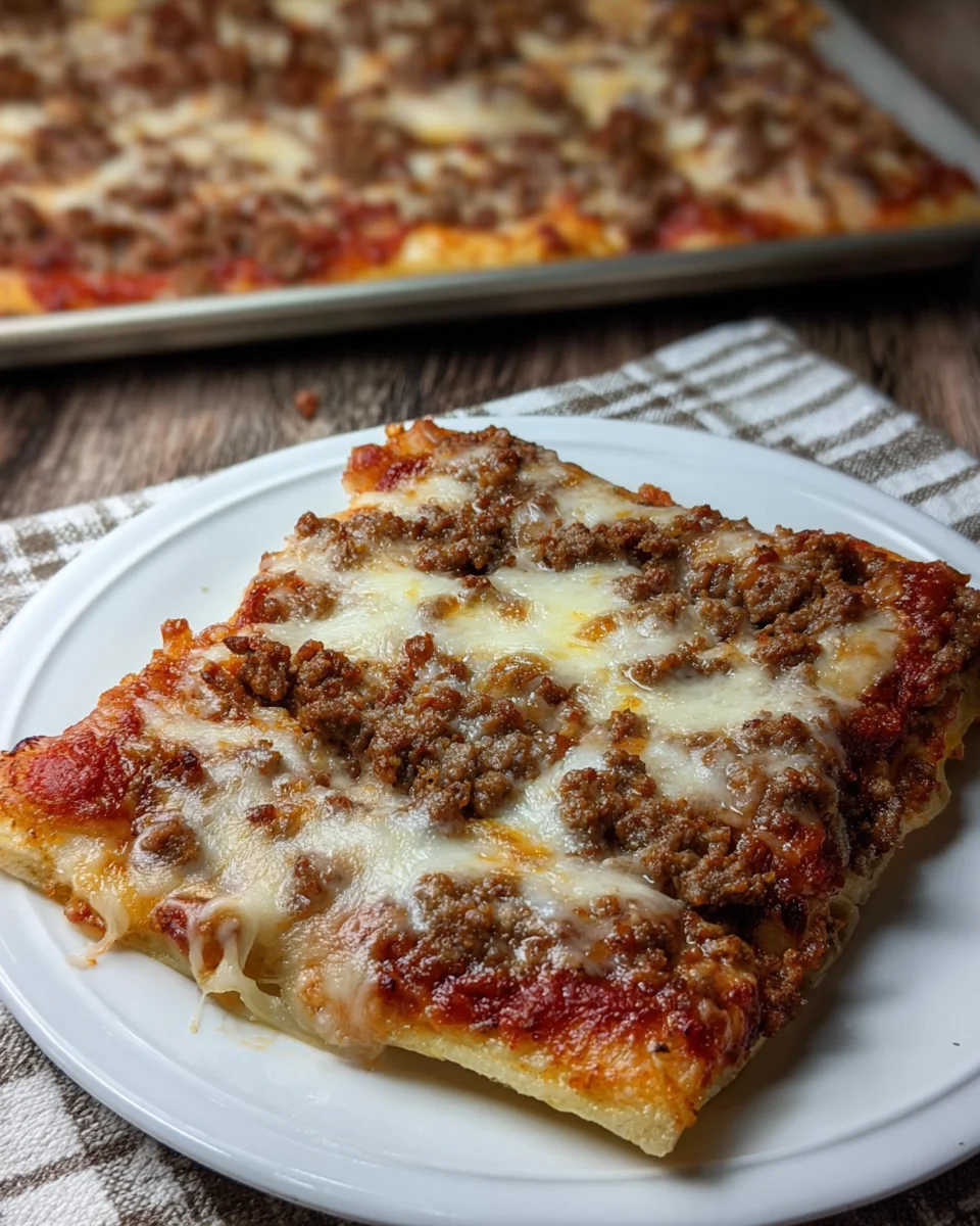 School Lunch Pizza image 2