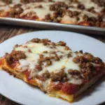 School Lunch Pizza