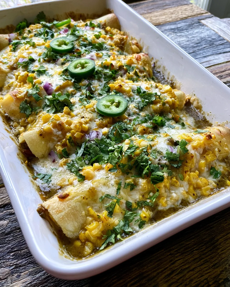 Street Corn Chicken Enchiladas image 2
