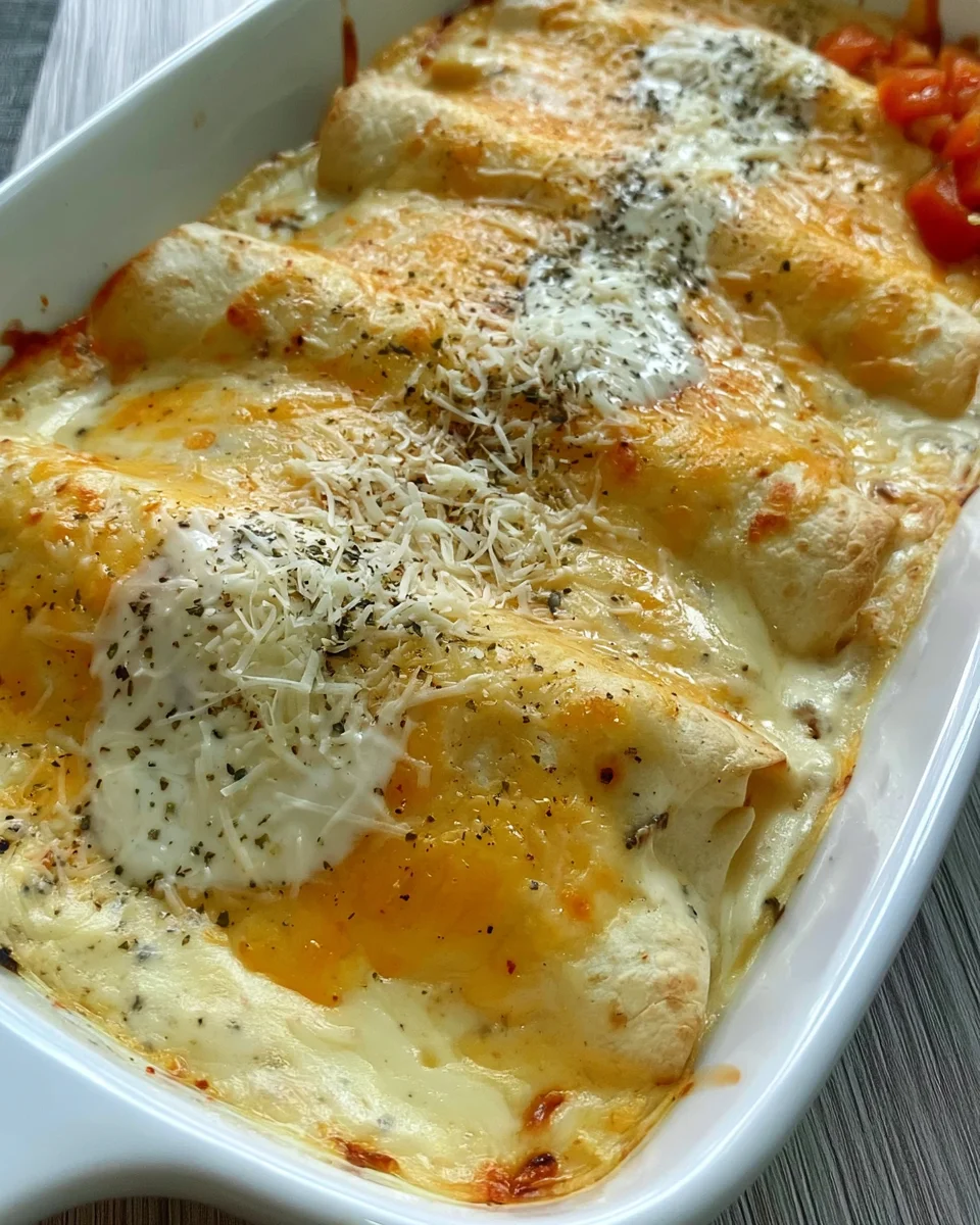 White Chicken Enchiladas Recipe image 2