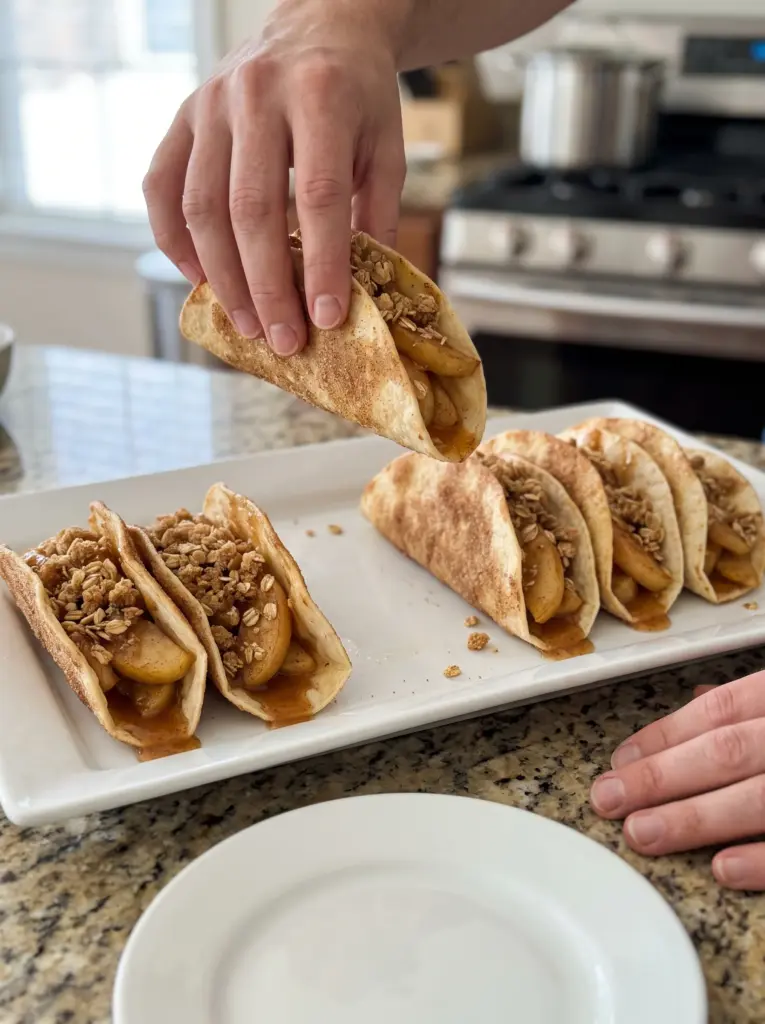 Apple Crisp Tacos