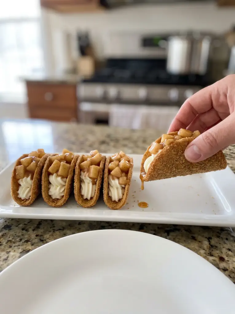 Apple Pie Cheesecake Tacos