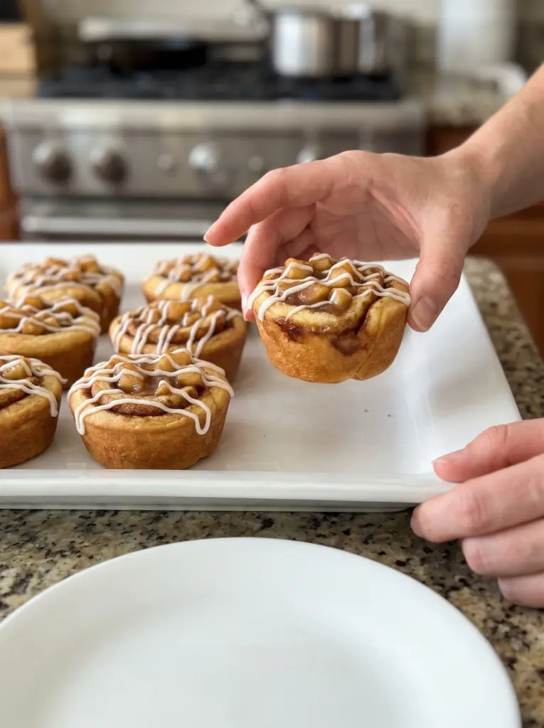 Apple Pie Cinnamon Roll Cups