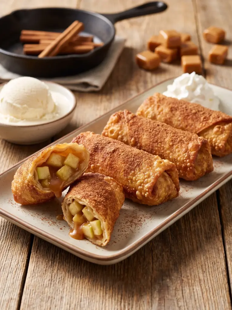 Apple Pie Egg Rolls