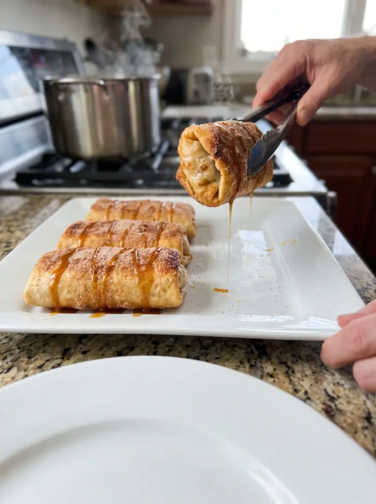 Caramel Apple Chimichangas