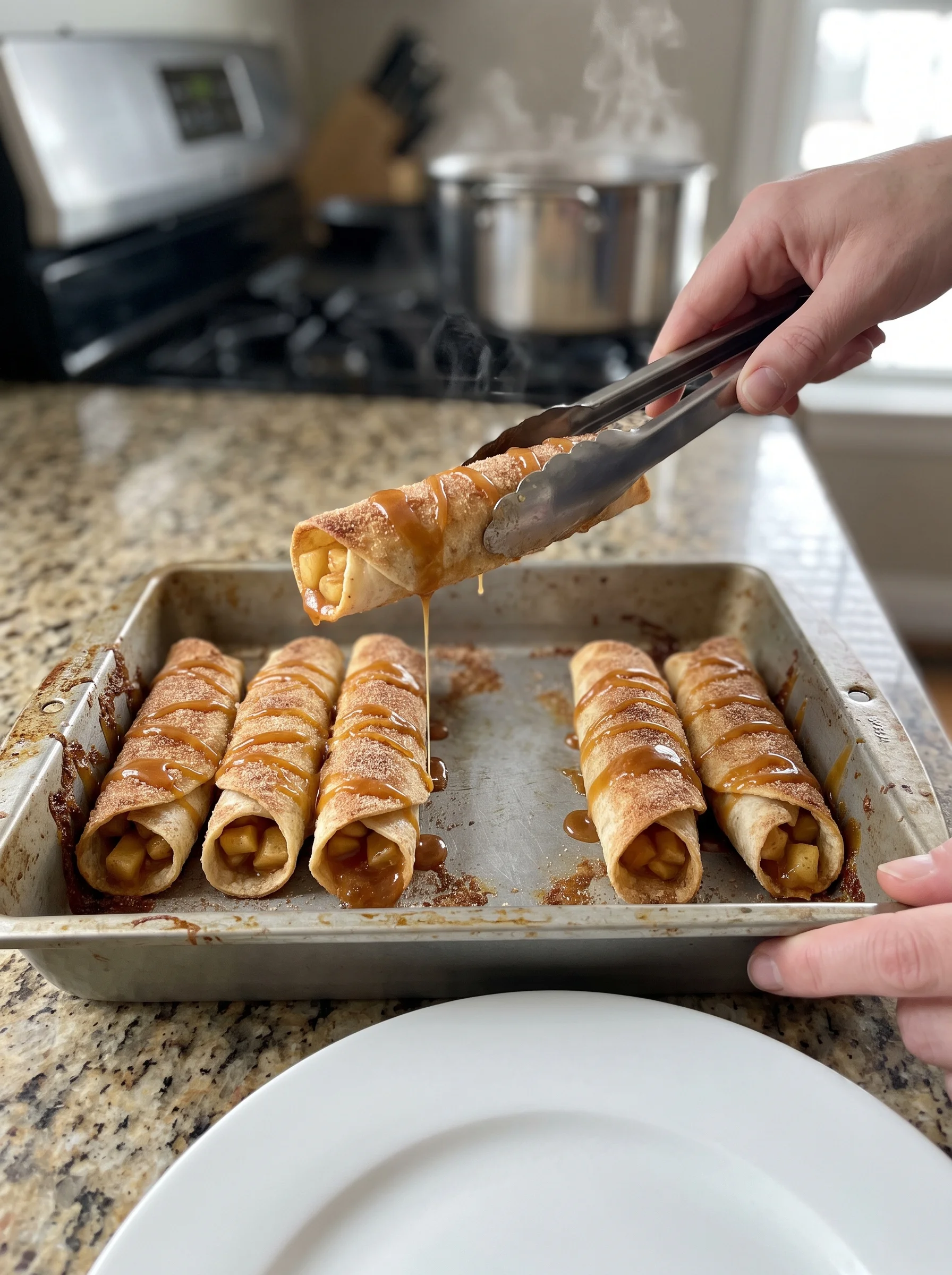 Caramel Apple Pie Taquitos image 2