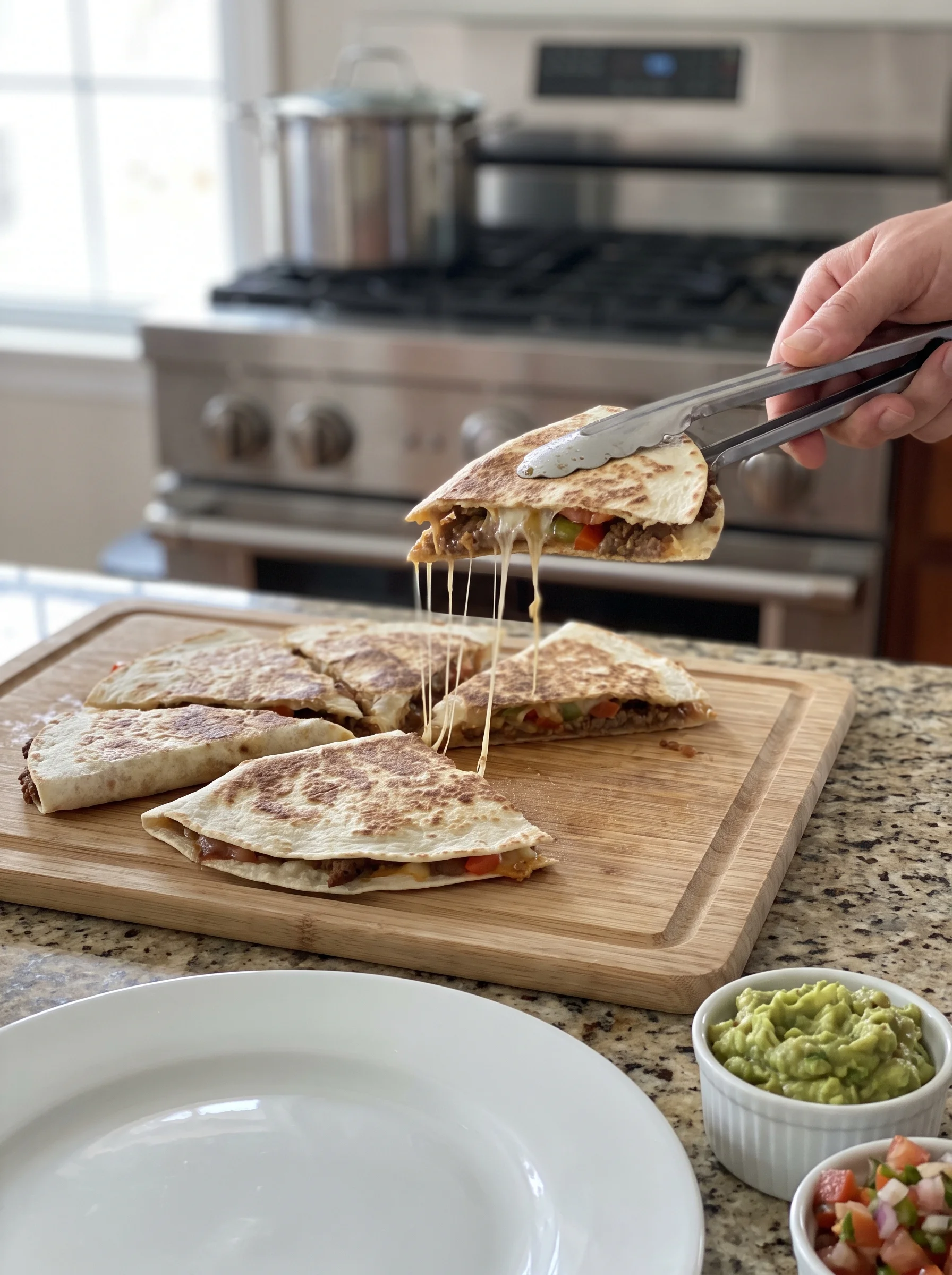 Cheesy Ground Beef Quesadillas image 2