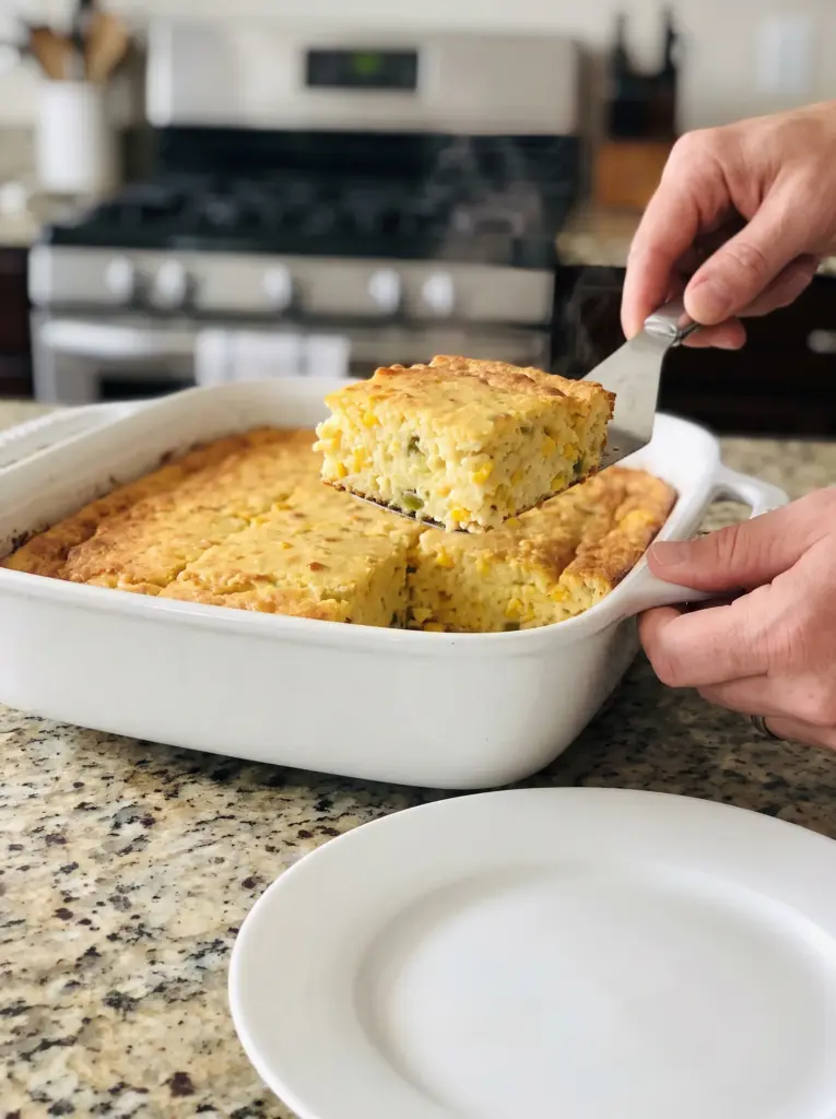 Cheesy Jalapeno Corn Casserole