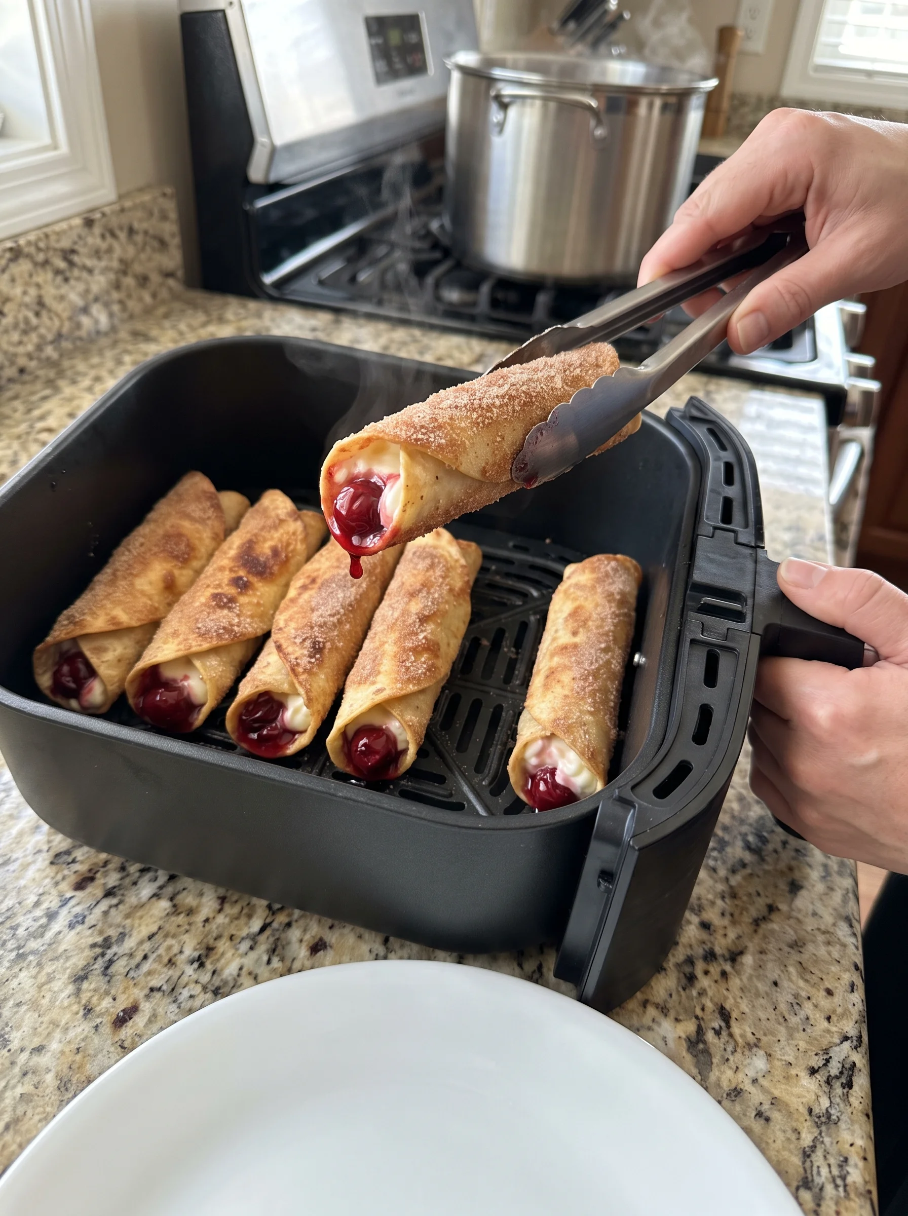 Cherry Cheesecake Taquitos image 2