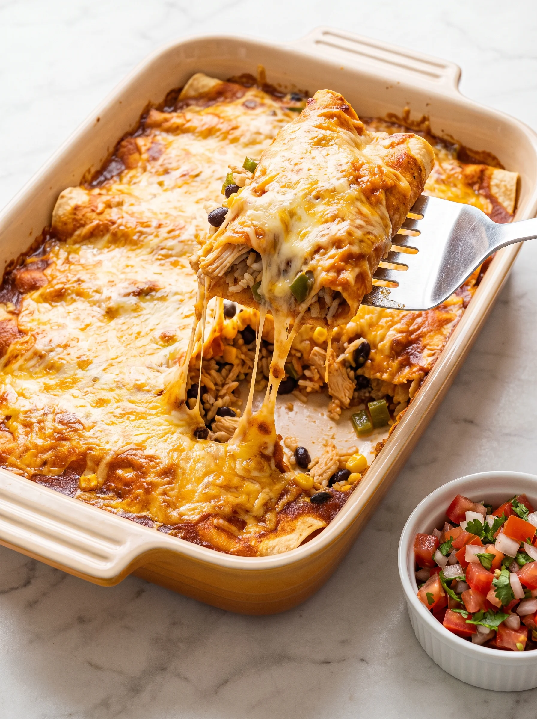 Chicken and Rice Enchiladas image 2