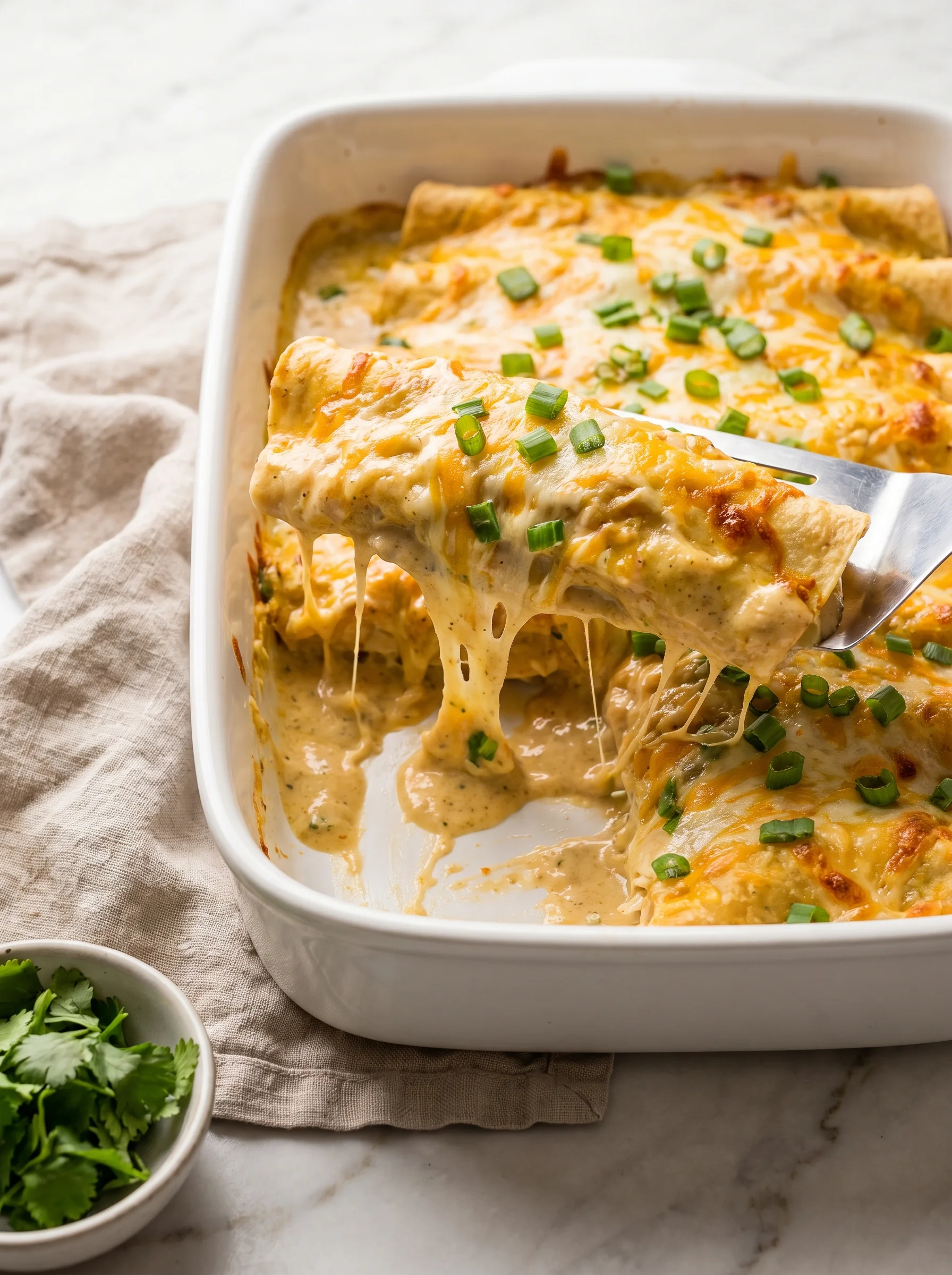 Cream Cheese Chicken Enchiladas image 2
