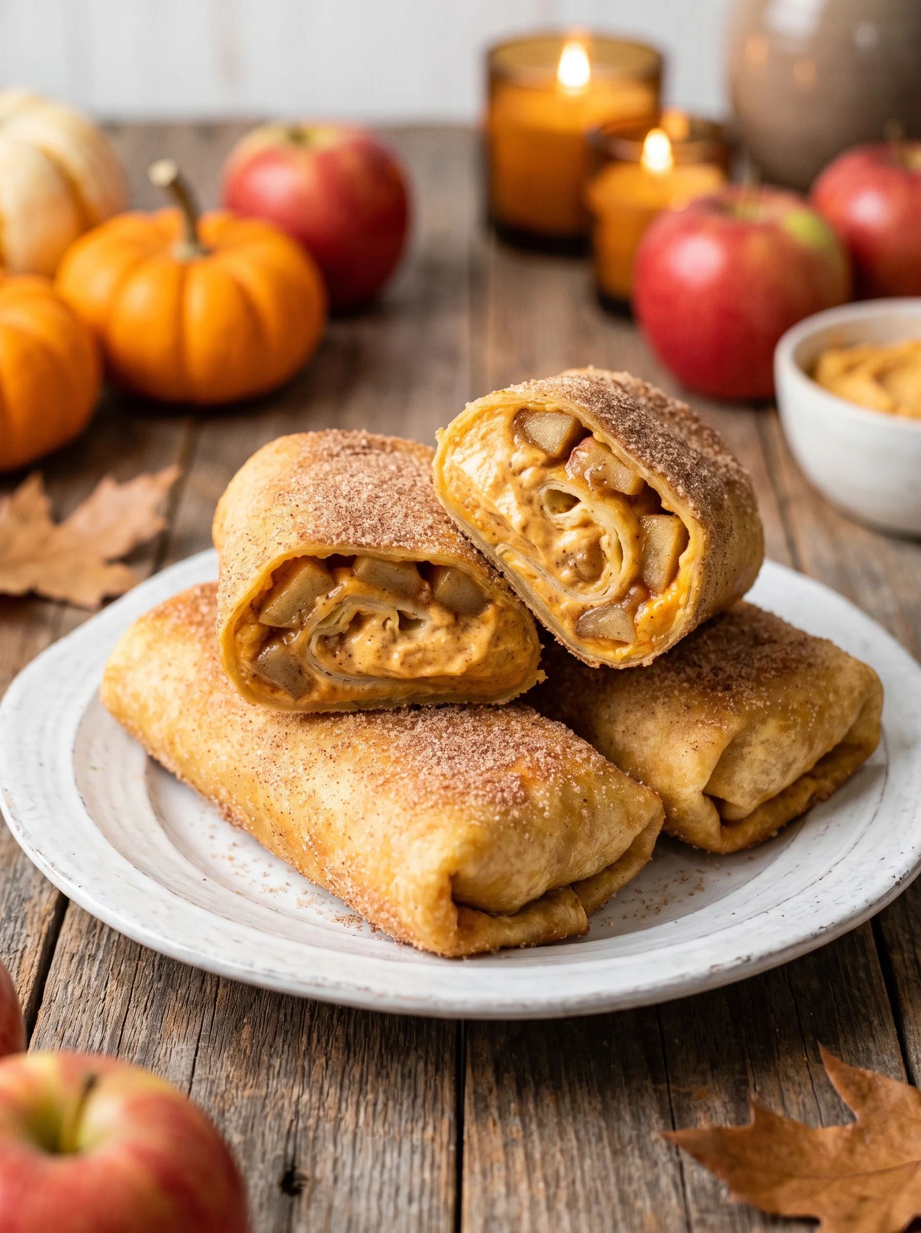Easy Fall Dessert: Pumpkin-Apple Chimichanga Recipe image 2