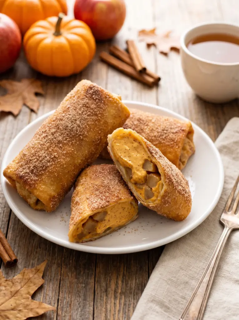 Easy Fall Dessert: Pumpkin-Apple Chimichanga Recipe