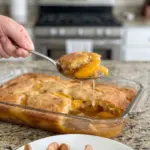 Easy Peach Cobbler Tacos