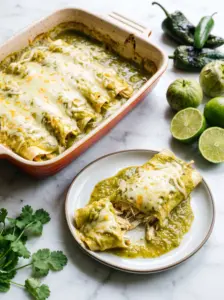 Green Chicken Enchiladas Recipe