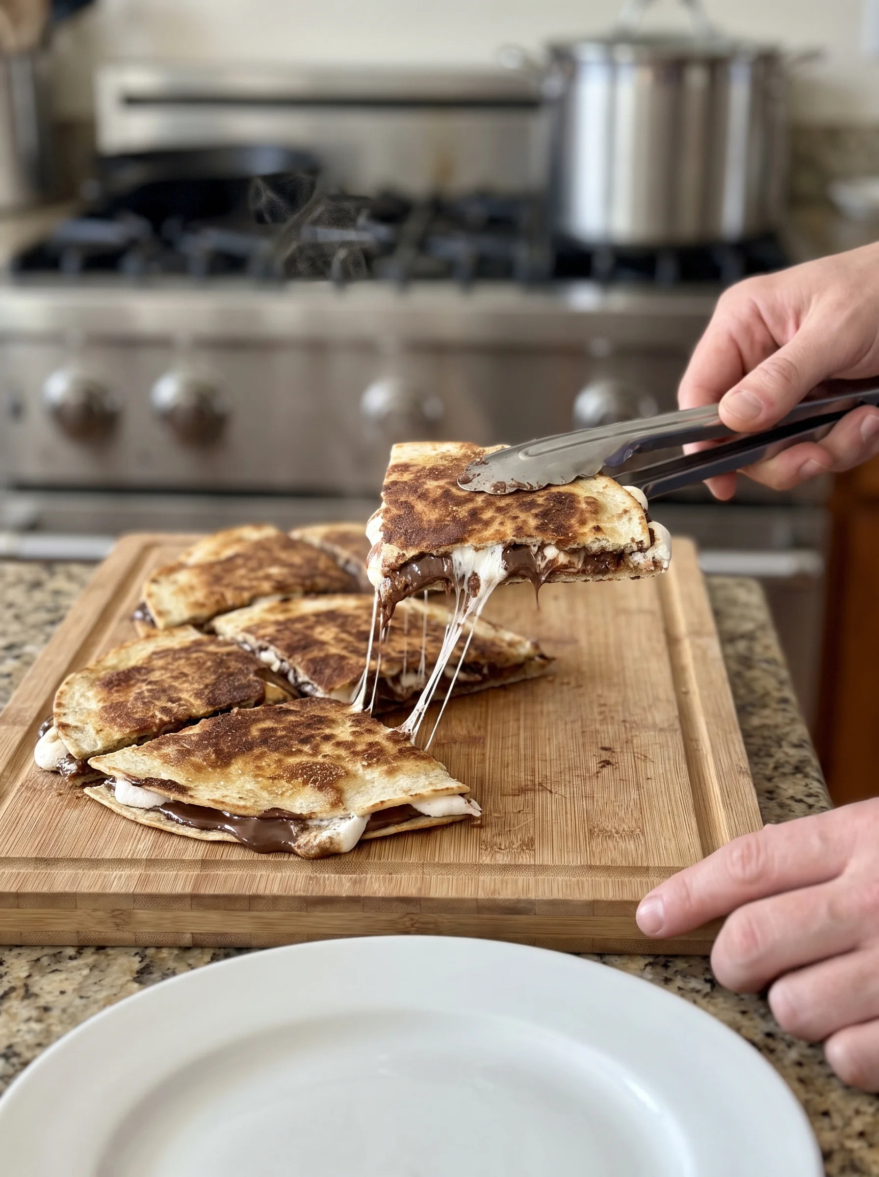 Grilled S'mores Dessert Quesadillas image 2