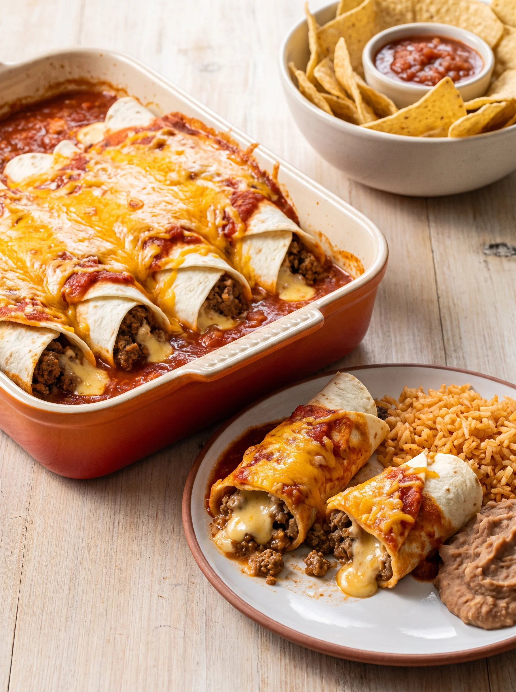 Queso Beef Enchiladas image 2