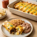 Queso Beef Enchiladas