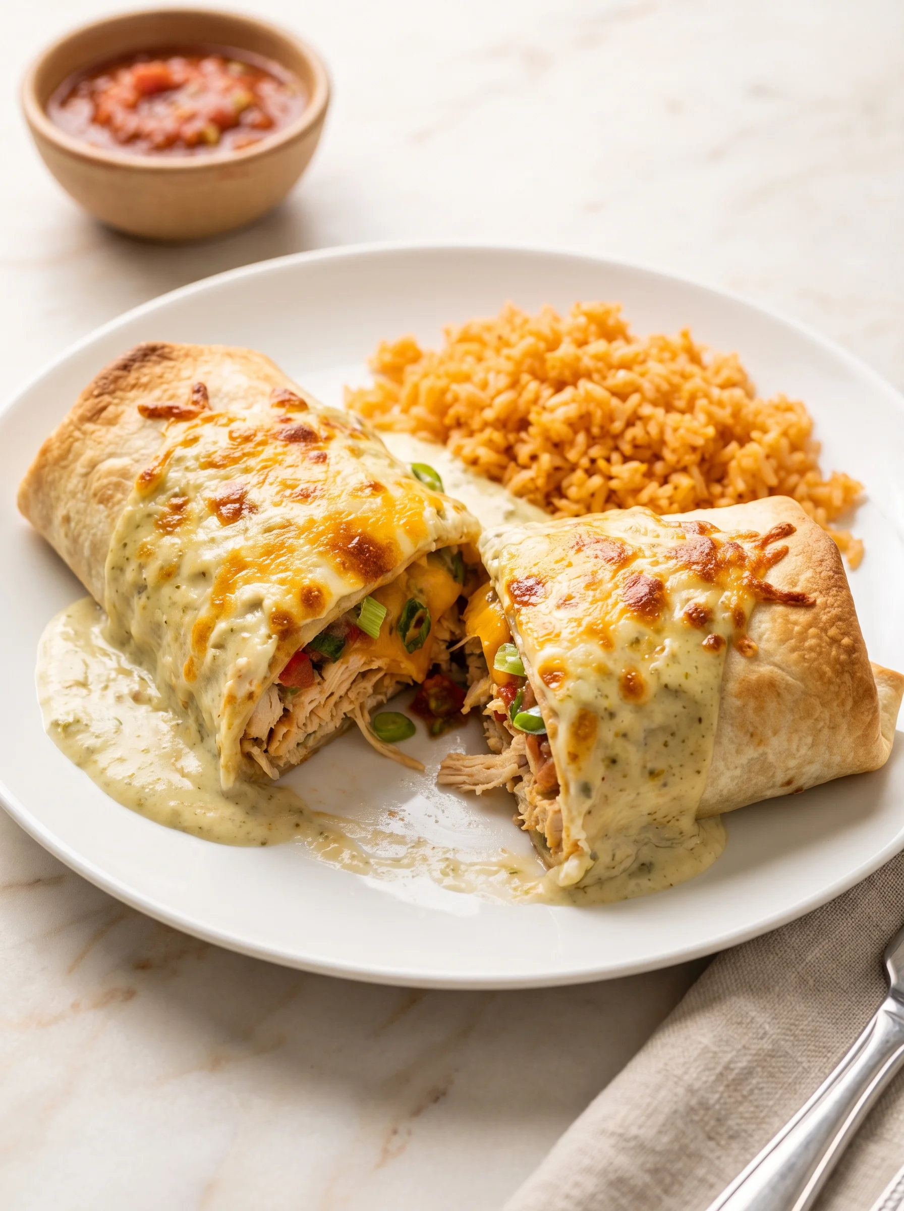 Smothered Burrito Recipe with Green Chile Sauce image 2