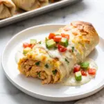 Smothered Ranch Chicken Burritos