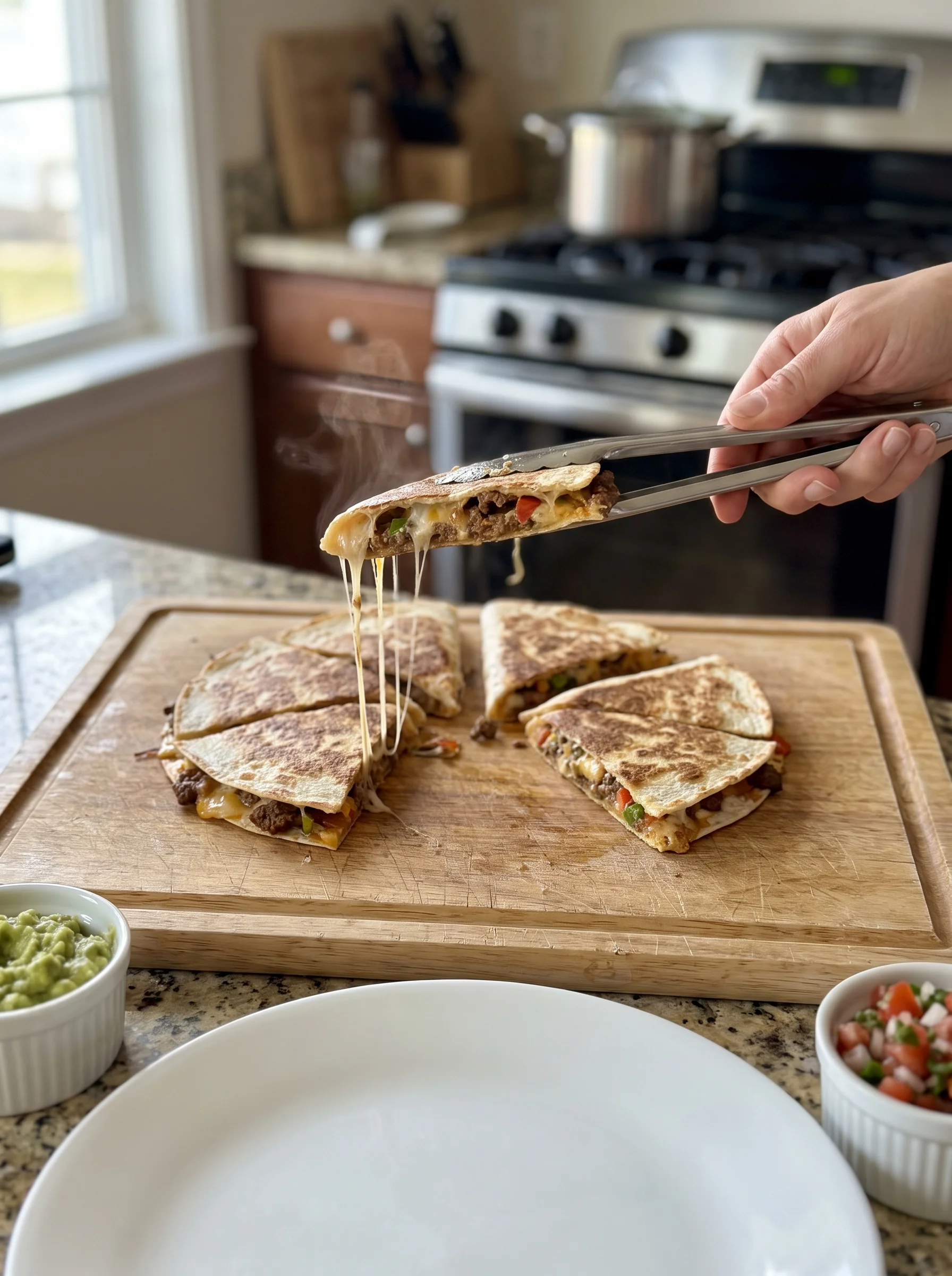 Southwest Ground Beef Quesadillas image 2