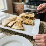 Southwest Ground Beef Quesadillas