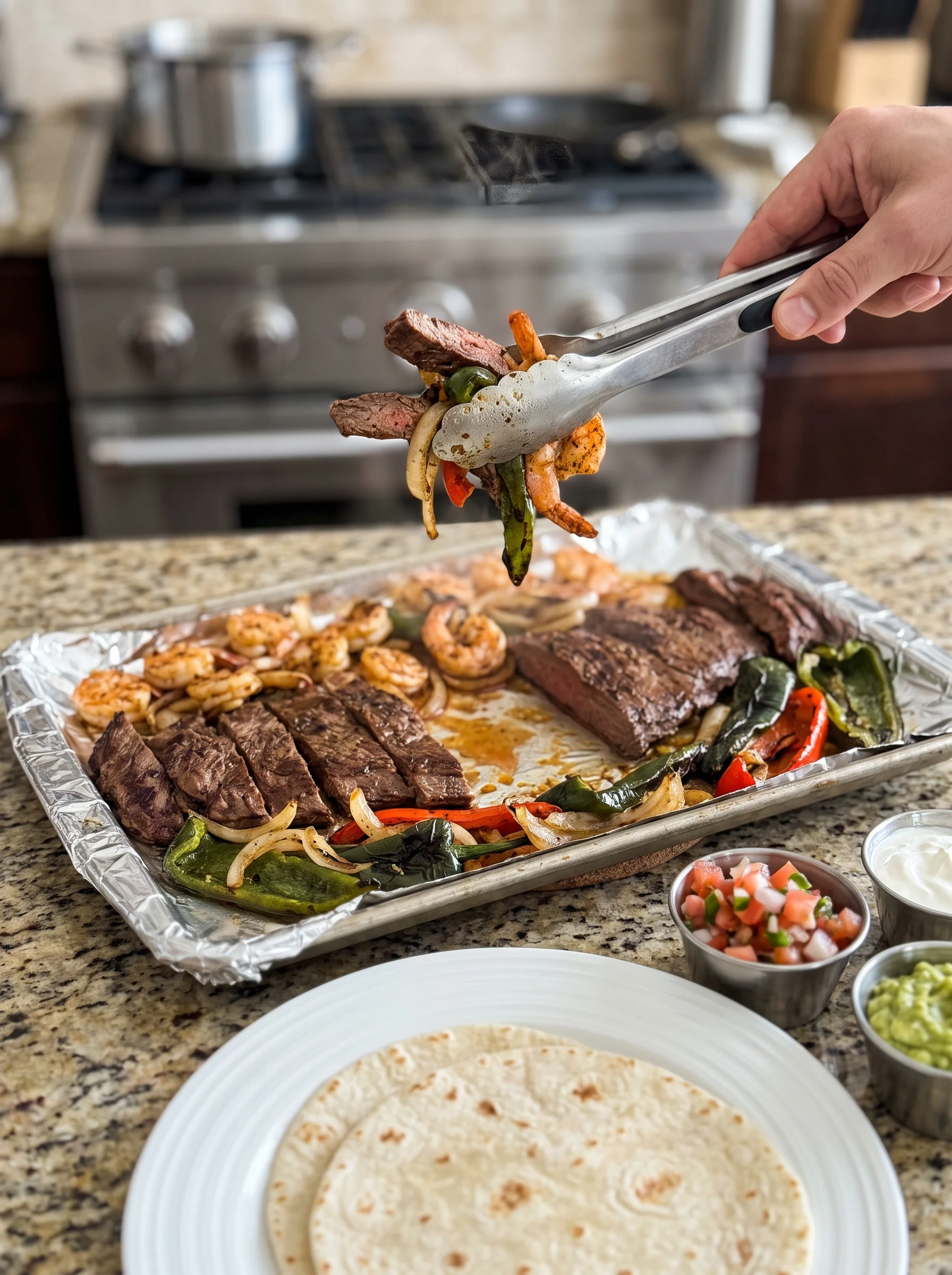 Steak and Shrimp Fajitas Recipe image 2
