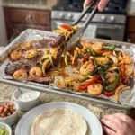 Steak and Shrimp Fajitas Recipe