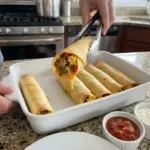Baked Breakfast Taquitos