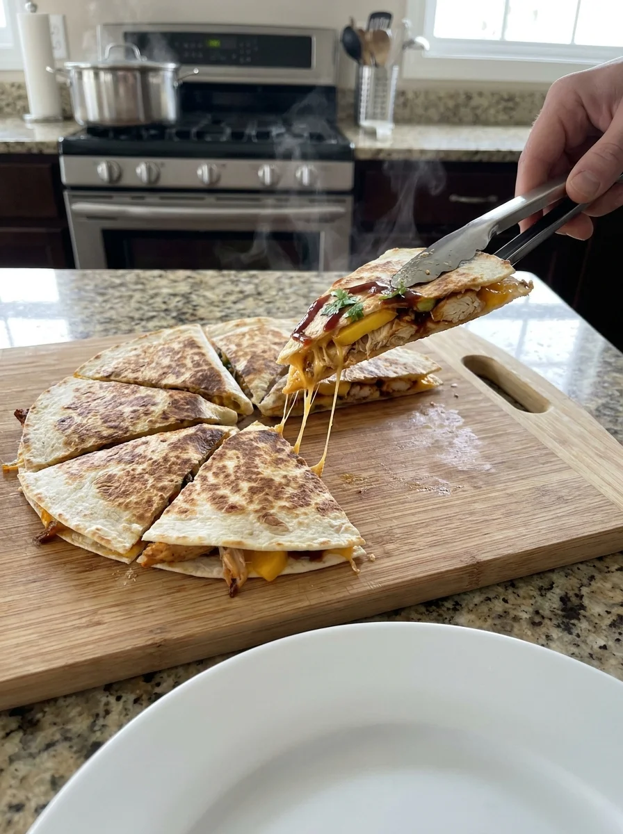 BBQ Chicken Mango Quesadillas image 2