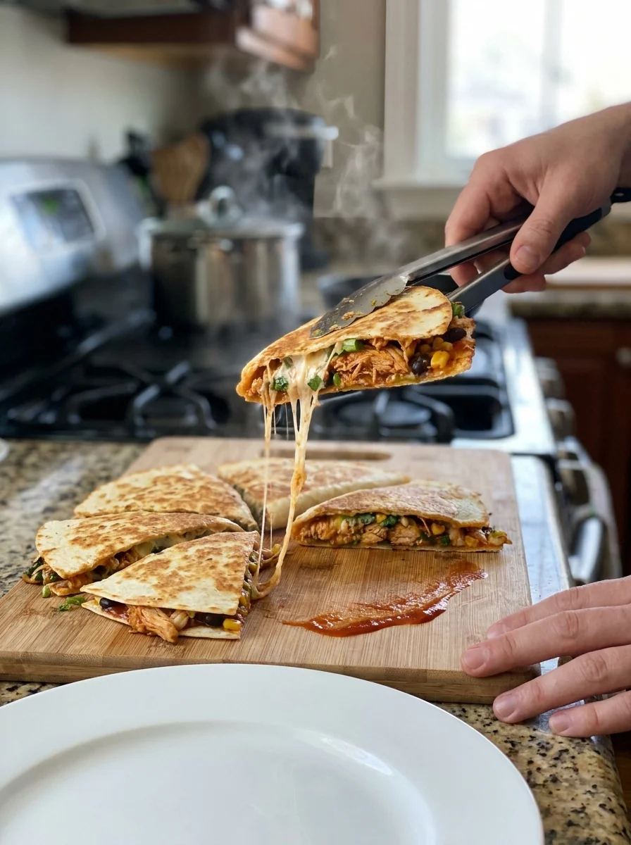 Chicken Enchilada Quesadillas image 2