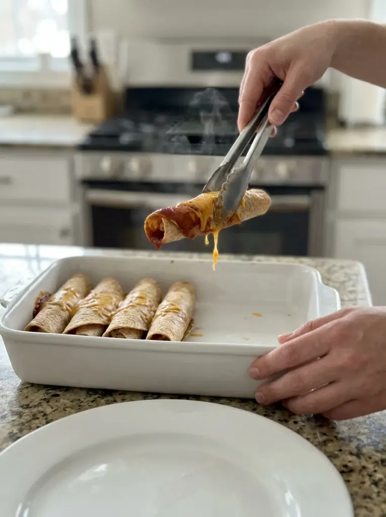 Chicken Enchilada Taquitos