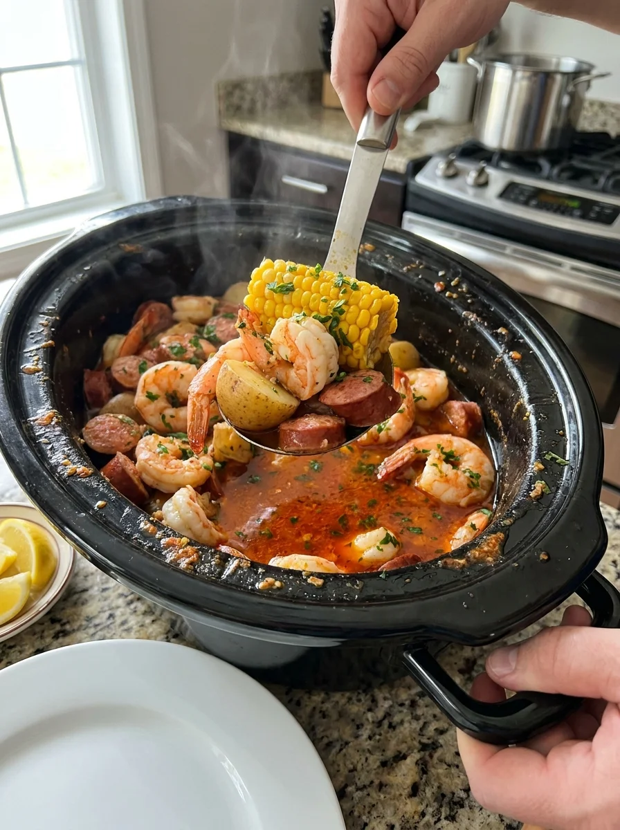 Crockpot Cajun Shrimp Boil image 2