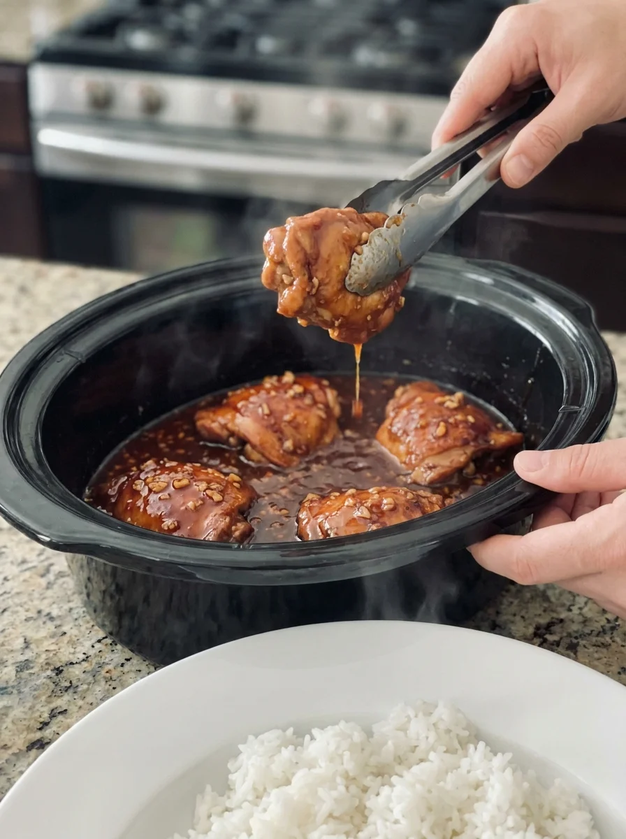 Crockpot Honey Red Chicken image 2
