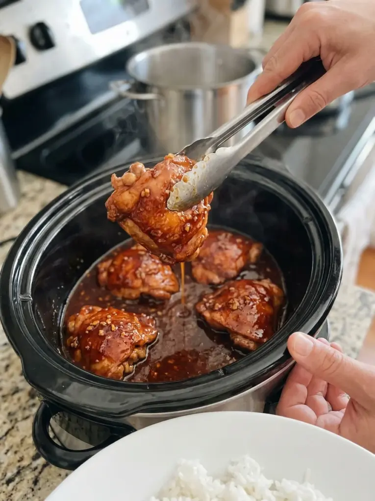 Crockpot Honey Red Chicken