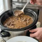 Crockpot Steak & Gravy