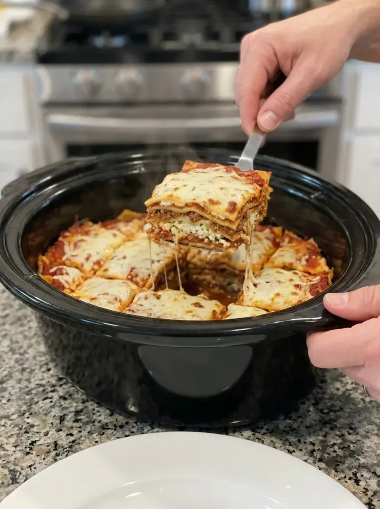 Easy Crockpot Lasagna Recipe