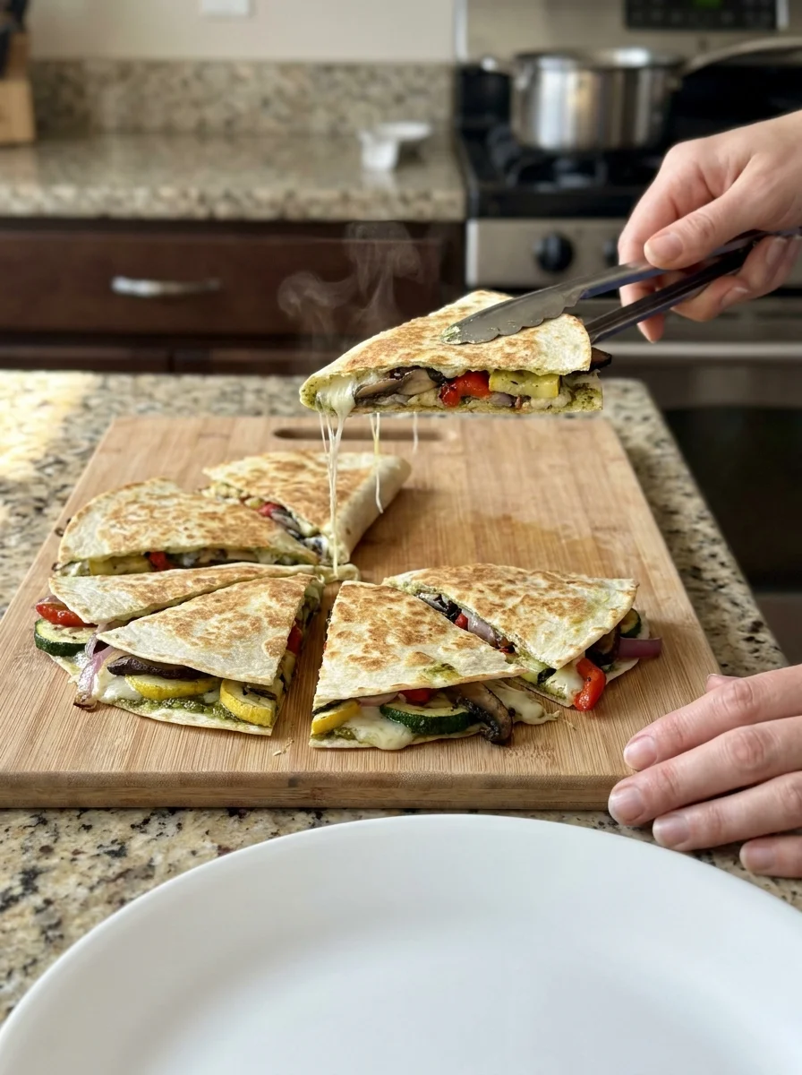 Grilled Vegetable Quesadillas image 2
