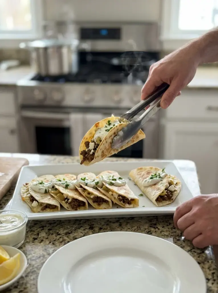 Mini Crispy Lamb Tacos