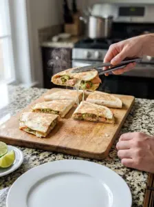 Salmon Quesadillas
