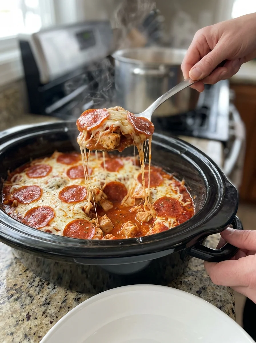 Slow Cooker Pizza Chicken image 2